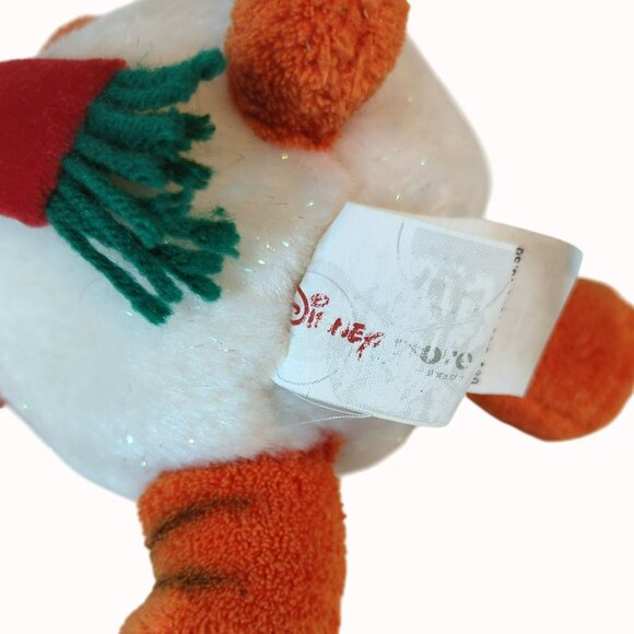 Disney Store Winnie the Pooh Plush Tigger Santa's Helpers Snowman Christmas 2002 - Picture 7 of 8